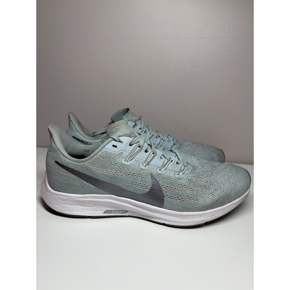 Nike Air Zoom Pegasus 36 Women's Blue Gray Running Sneakers Shoe - Size 9.5